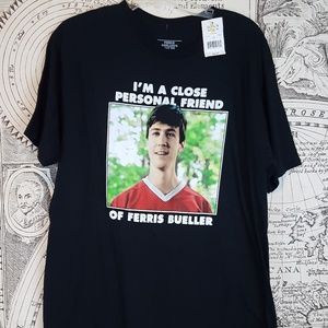 New Ferris Bueller's Day Off XL black T Shirt NWT